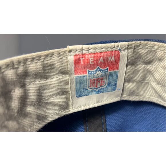 New York Giants Mens Hat Strap Blue White Logo Football NFL Cap Sports Dad - Picture 8 of 8